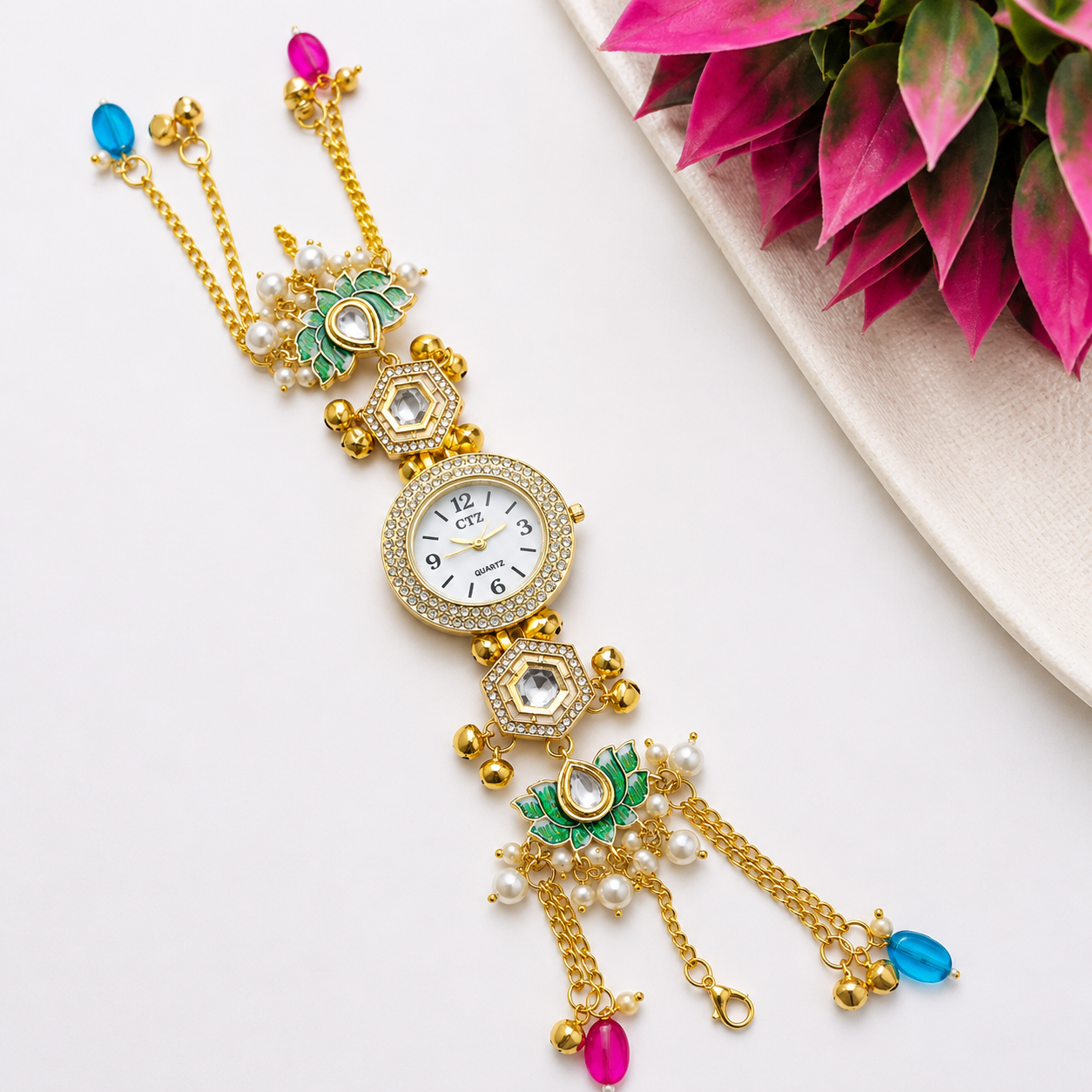 Royal Lotus Bracelet Watch for Women
